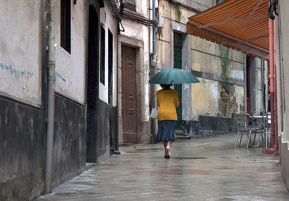Walking In Spain Rain