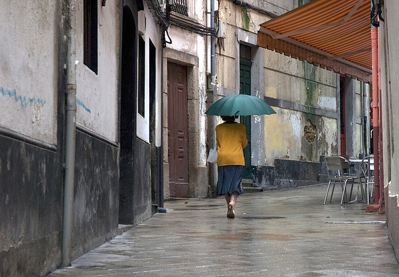 Walking In Spain Rain